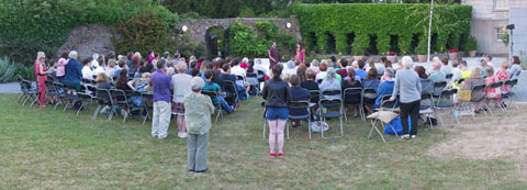 Audience at Shakespeare in St Enda's Park