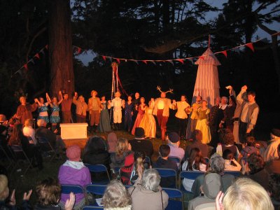 Performance in Airfield at night