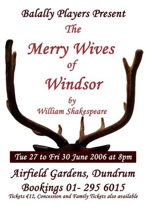 Merry Wives of Windsor poster