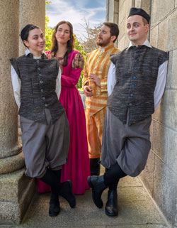 Twelfth Night cast at the Pearse Museum