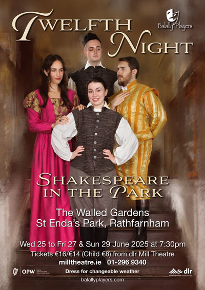 Twelfth Night poster June 2025